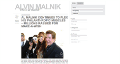 Desktop Screenshot of aboutalvinmalnik.com